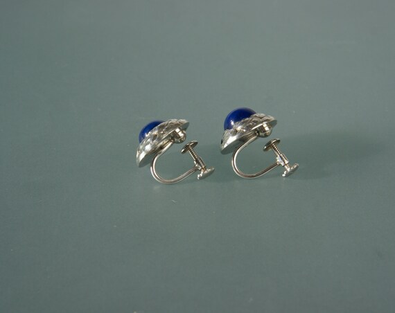 Georg Jensen sterling silver screw back earrings … - image 4