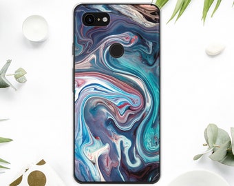 Watercolor Painting Google Pixel 6A Protective Case Google Pixel 5 Case Colored Google Pixel 6 Cover Silicone Pixel 6 Pro Case AMM1050