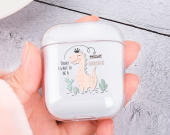 Dinosaur Apple AirPods Case AirPods Clear Plastic Case Princess AirPods Cover Air Pods Sleeve Cute AirPods Pro Cover AirPods Case AMM6231