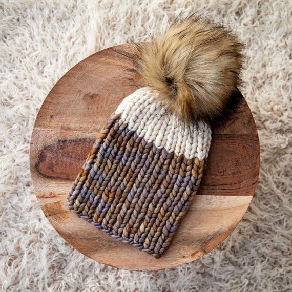 Women’s Luxury Handmade Knit Beanie | NWT Luxury Adult Knit Beanie | Handmade Knit Beanie | Luxe Knit  main image 3