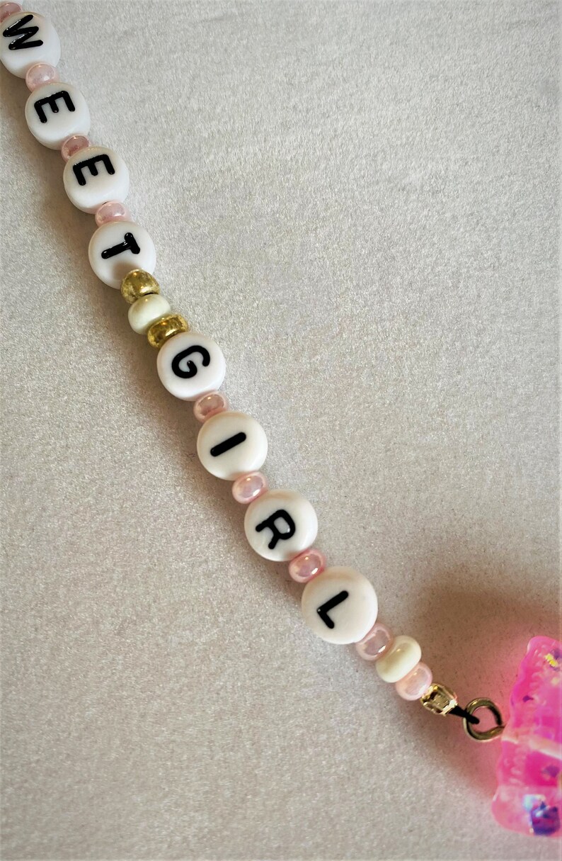 BackPack Charm Zipper Pull Message of Sweet Girl... Any Little Girl will LOVE this Keychain