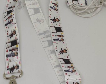 Wrist strap for white badge for schoolchildren and blackboardFree shipping