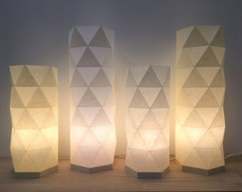 Origami folding lamp