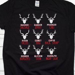 Christmas Reindeer Hunter Shirt, Deer Hunter Gift, Deer Hunting Shirt, Hunter Tshirt, Hunt T-Shirt, Hunter Gifts, Funny Christmas Gift
