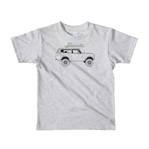 International Harvester Scout II Retro Style Outline Graphic Vintage Style Off-road 4x4 T-Shirt Short sleeve kids t-shirt