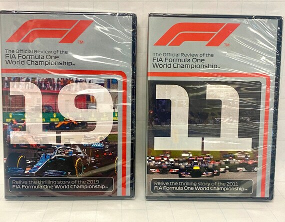 Factory Sealed F1 2019 and 2011 Official Review Dvds PAL Format