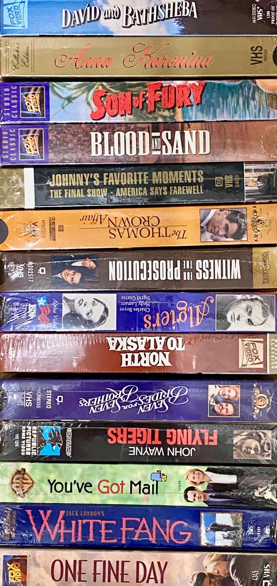 Original Sealed VHS Videocassette Movies You Choose! - Etsy
