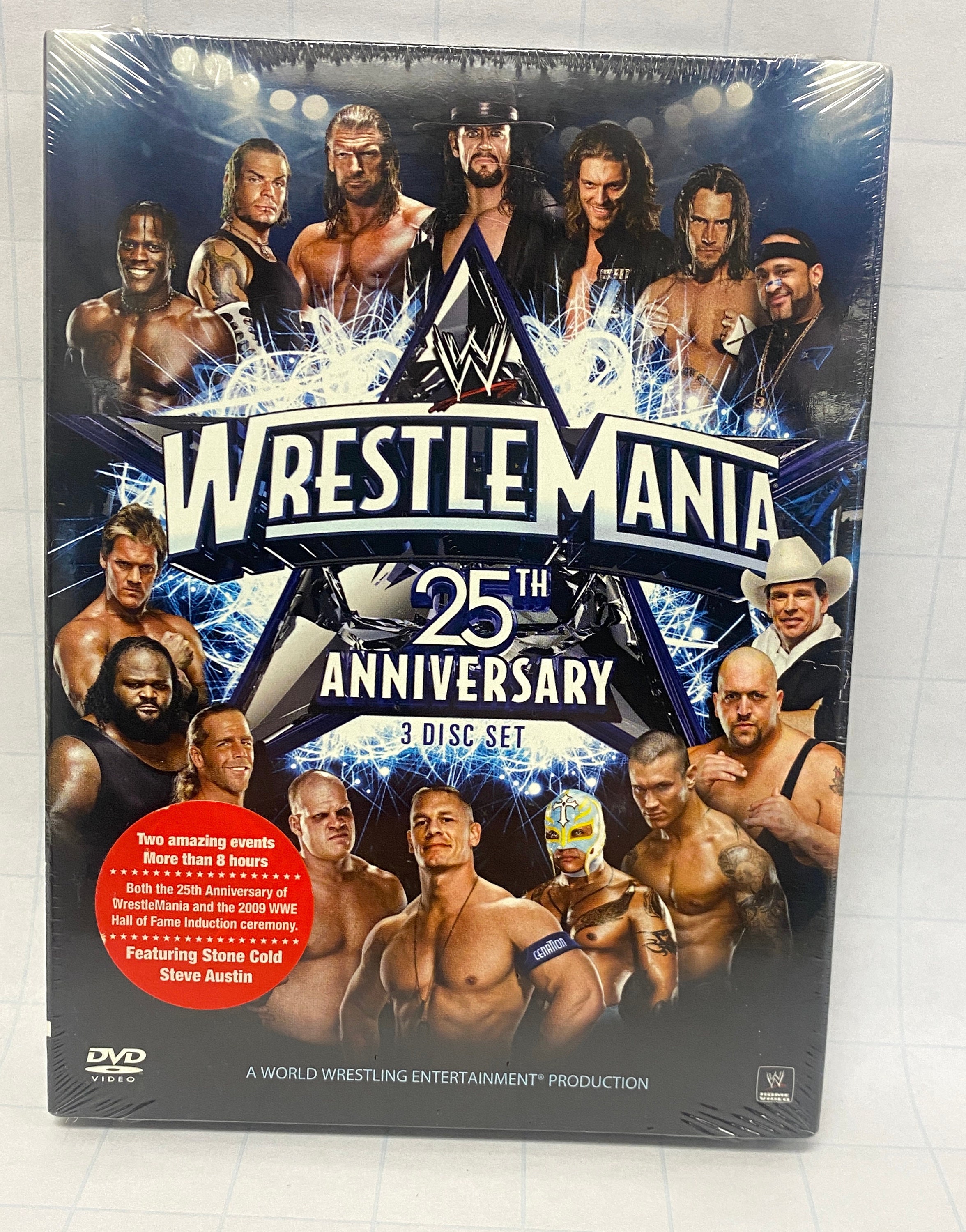 お得セット WWE Sealed Factory Wrestlemania DVD Disc 3 Anniversary 25th スポーツ・フィットネス