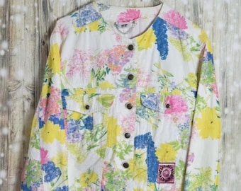 J_018) Vintage Merry Spring denim jacket
