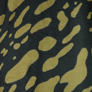 DB_002 Vintage 90's Pierre Cardin design olive green spot printed 100% silk summer blouse image 7