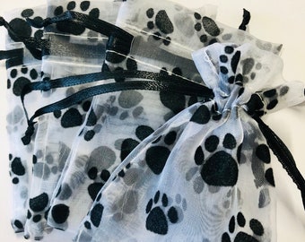 paw print treat bags