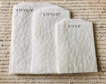 25 Medium Glassine Bags Favor Bags Wedding Favor Bags Treat bags