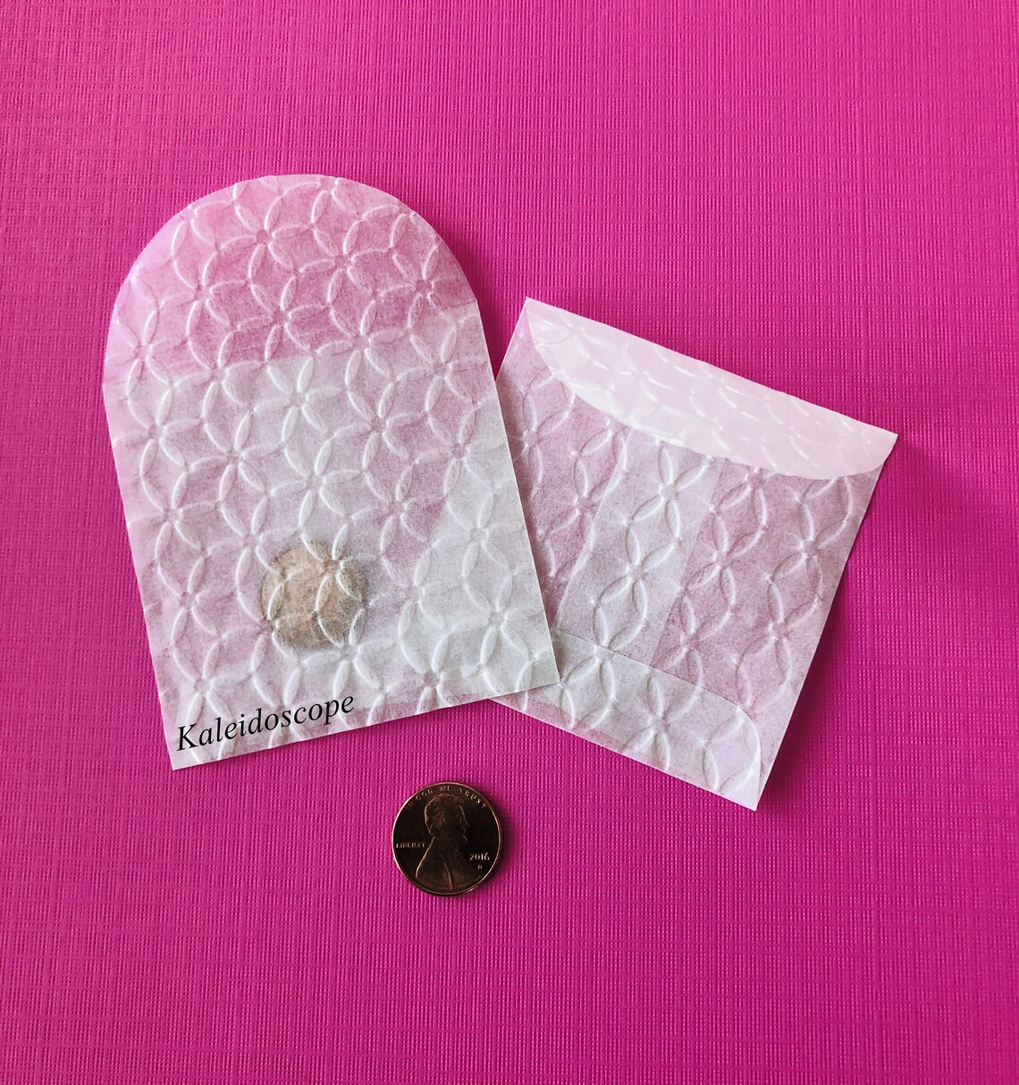 25 tiny glassine envelopes embossed envelope jewelry charm Etsy