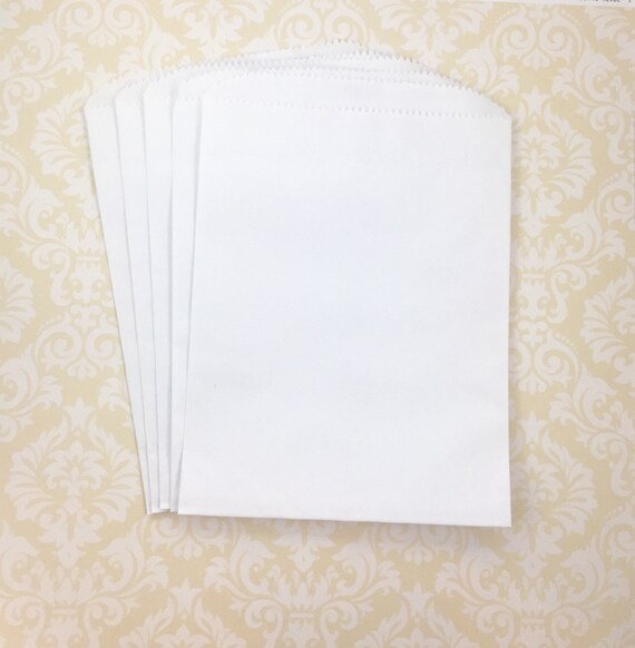 100 White WAXLINED Bags Bakery Bags Pretzel Bags Cookie Etsy