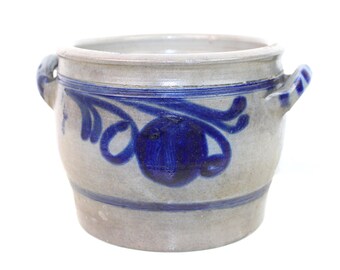 4L jug stoneware blue/grey handmade