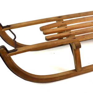 Davos wooden sledge sled ソリ vintage $_12.JPG?set_id=880000500F