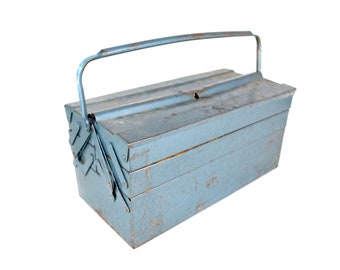 Große Massive Werkzeugkiste aus Holz mit Tragegriff L//B//H 400 x 245 x 355 mm