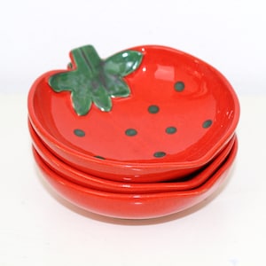 3 Erdbeerschüsseln | Waechtersbacher | Vintage