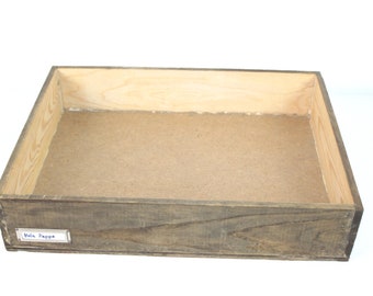 Boîte en bois vintage de l'atelier | #3