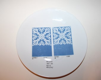 Antique Rosenthal Plate -- Color Samples