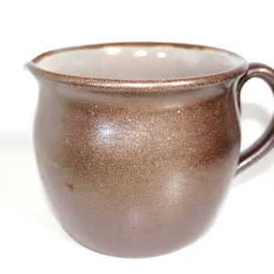 Jug made of stoneware Handmade shabby