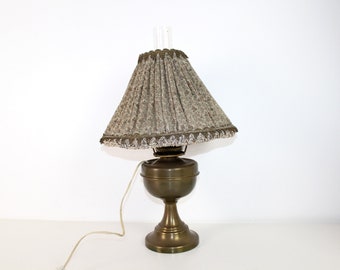 Lampe de table vintage en laiton