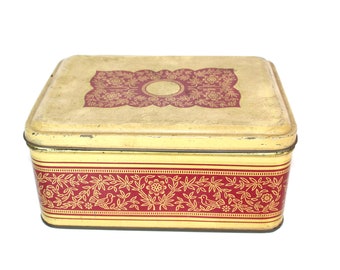 Tin Can | with lid | 1930 | Vintage