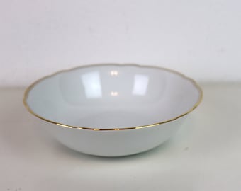 gold rim bowl | vintage