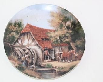 Wandteller "Die alte Mühle" | Seltmann Weiden | vintage