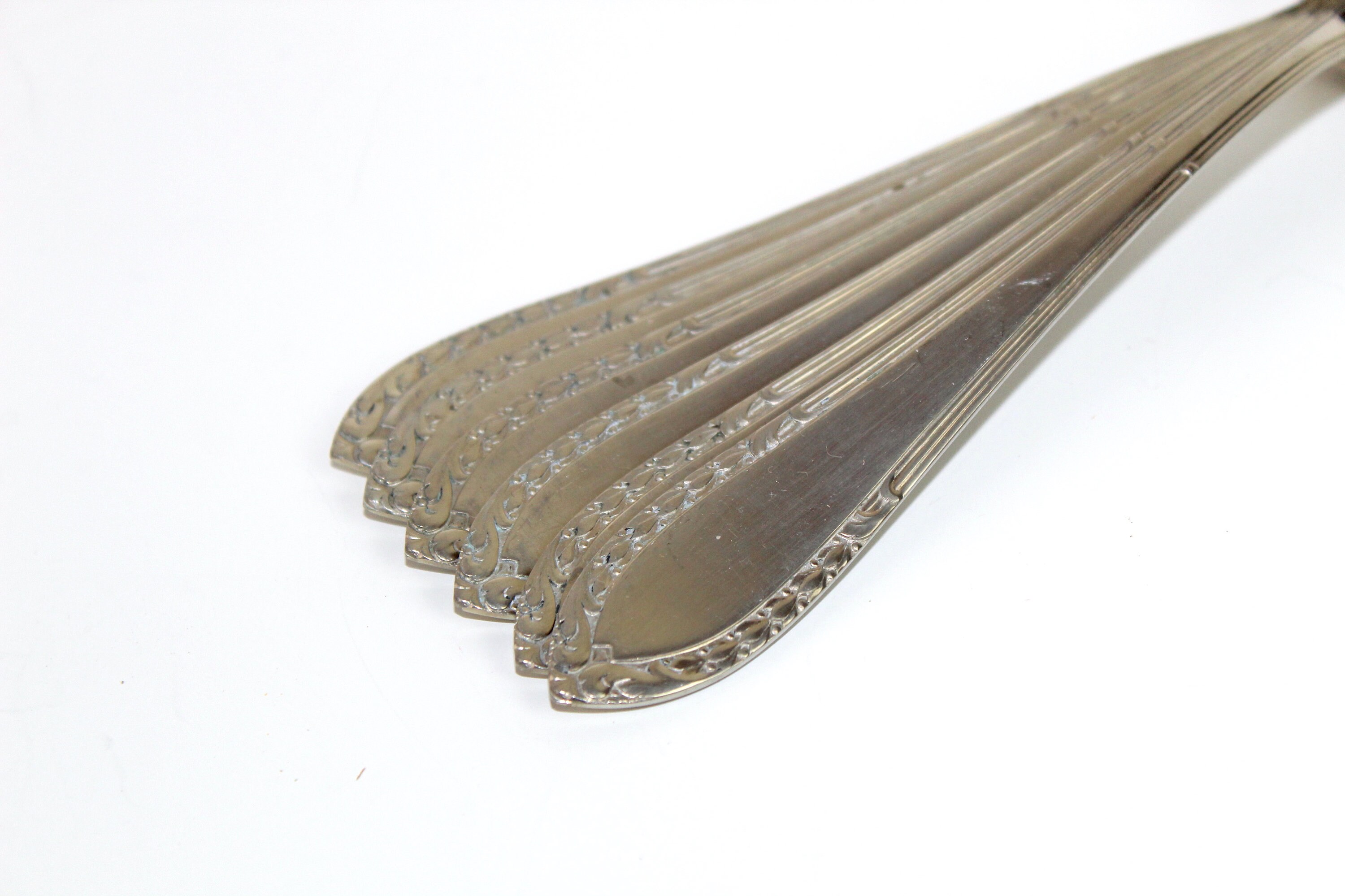 スプーン6杯 | 「ニッケルシルバーを保証」 |シルバーメッキ | 6部