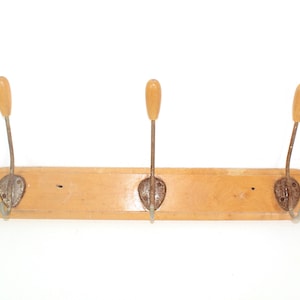 hook bar | Coat rack | wood | brown | 1950 | Vintage