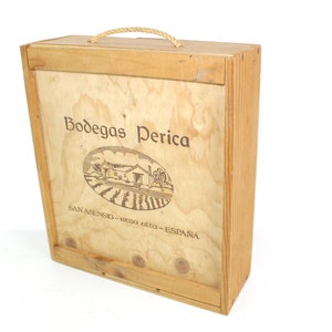 Weinkiste | Spanien | Bodegas Perica | San Asensio Rioja alta | Espana | 1970 | Holz | Vintage