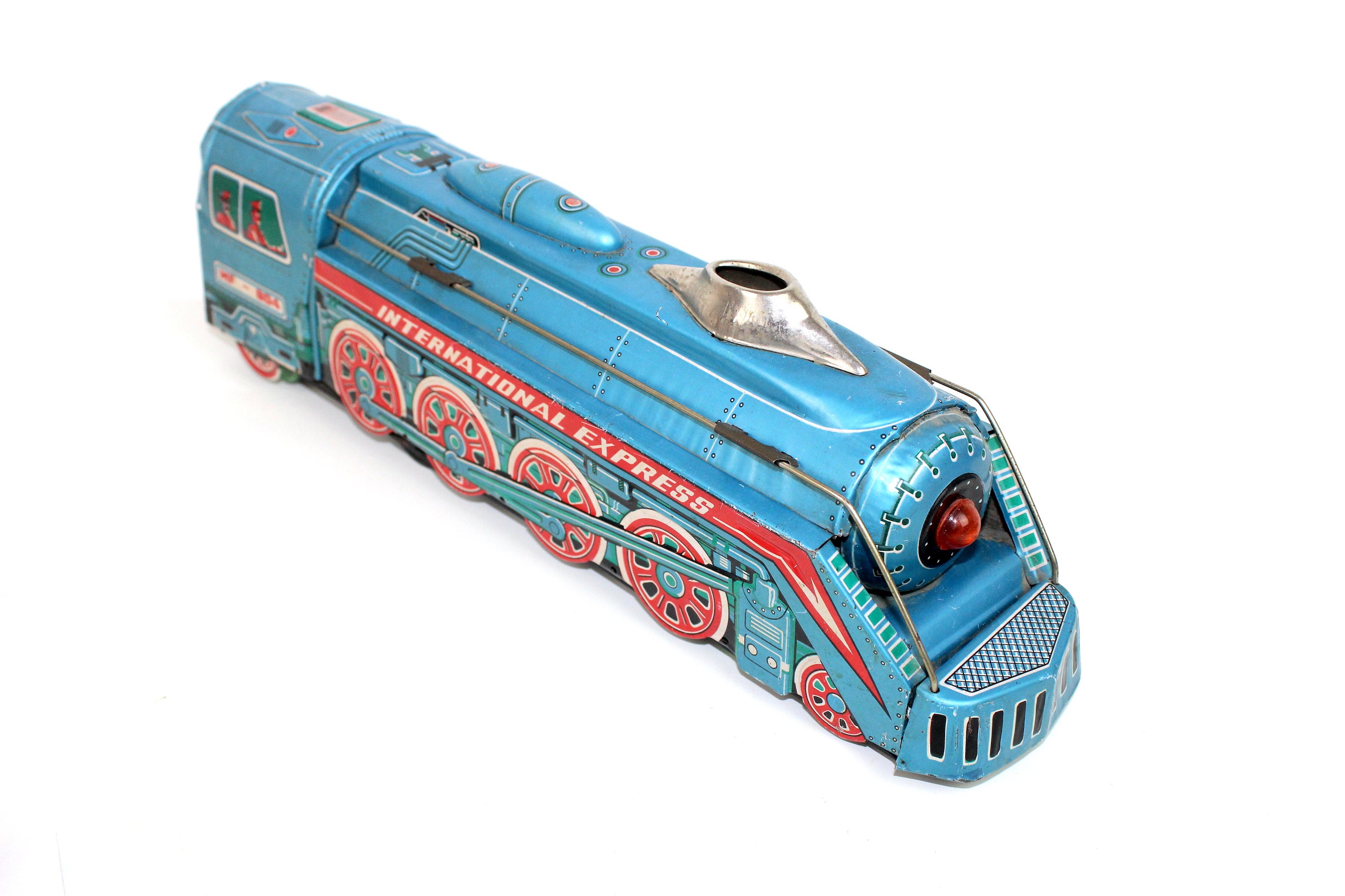 Railways | Train | Tin Toys | Blue | International Express | MF