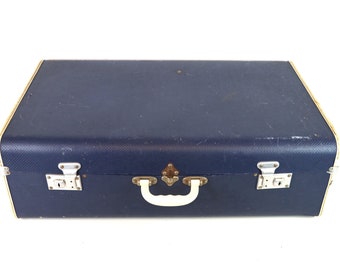 Blue suitcase | retro