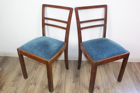 Upholstered Chair Vintage Mid Century 2 Available Etsy