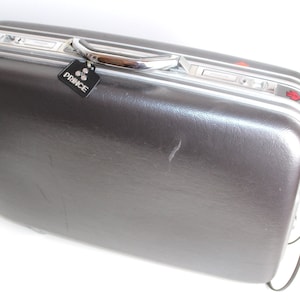 Vintage hard shell suitcase