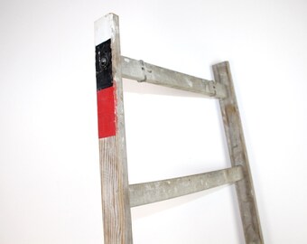 Wood ladder with special patina -- No. 2