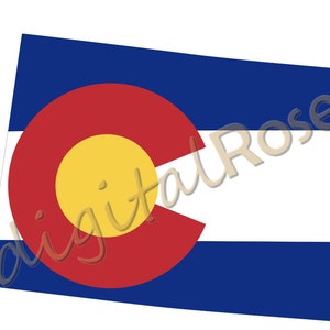Colorado - State Flag outline svg, dxf, eps, png, jpg