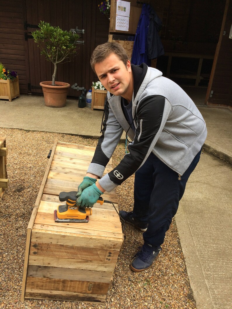 Wooden Box Planters Etsy UK