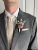 Dusty Rose Boutonnière, Pink boutonnière, Mauve Boutonnière, Men’s wedding flower 