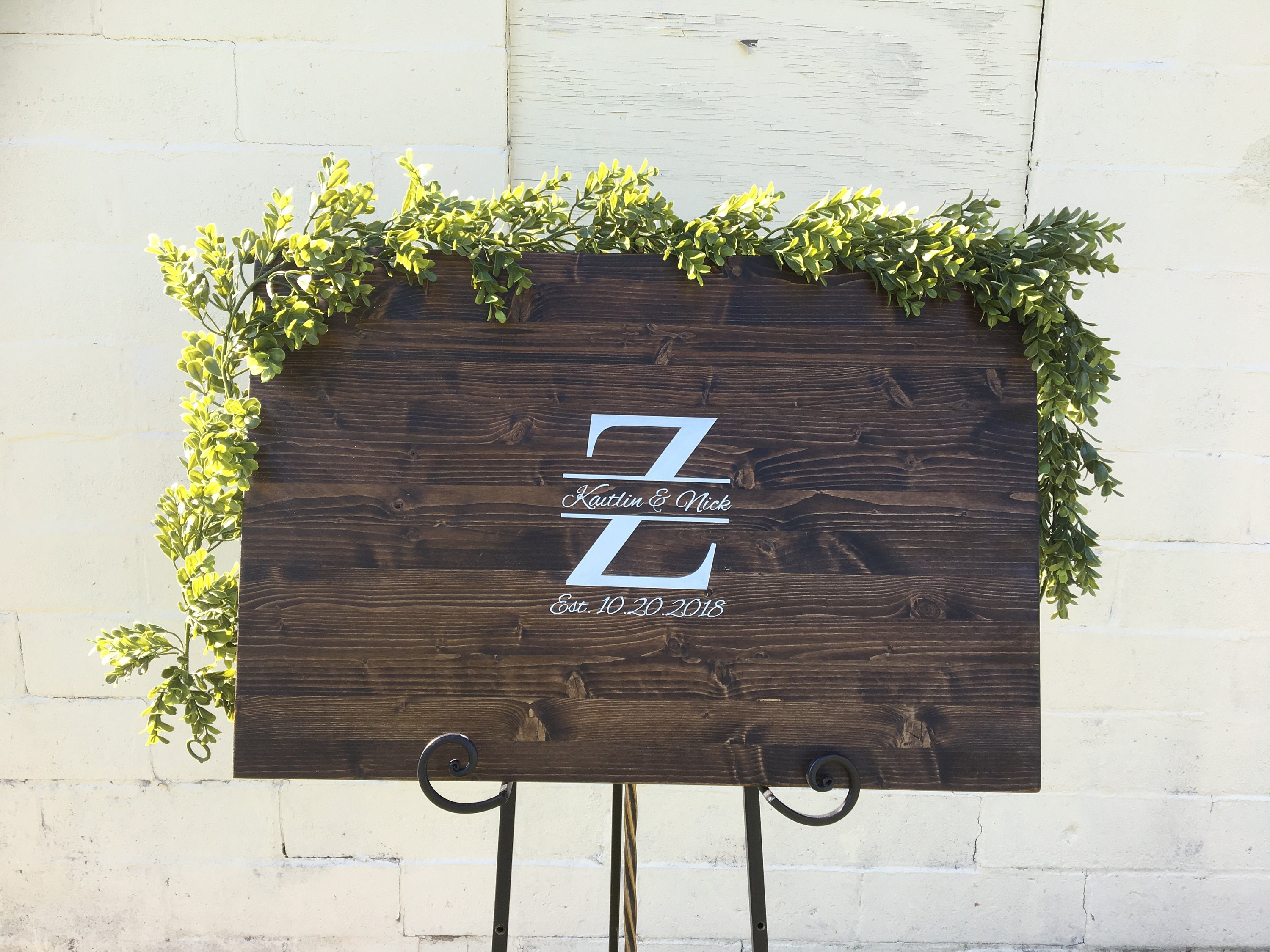 Wedding Guestbook Alternative Rustic Guest Book 50