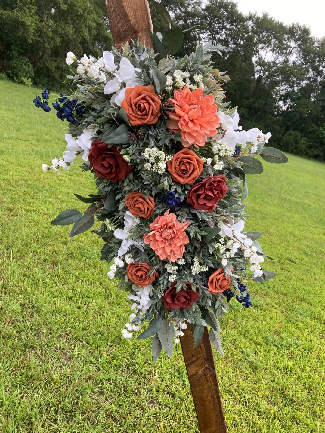 Fall Mixed Arbor Swags, Fall Arbor Decor, Wedding Arch Flowers Etsy