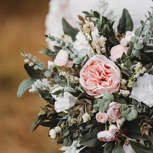 Blush and White Wedding bouquet, Blush Wedding flowers