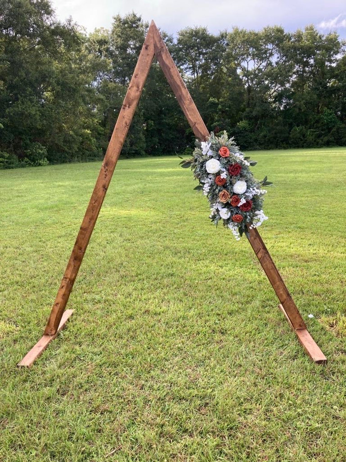 Terracotta and Rust Free Standing Arrangements, Arbor Swags - Etsy