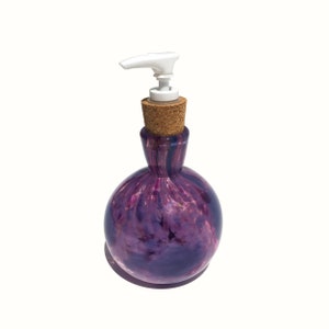 Purple Soap Dispenser - Lotion Dispenser - Refillable Reusable Soap Pump