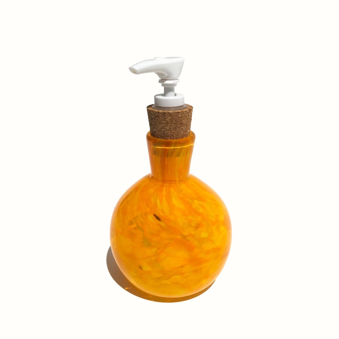 Yellow Soap Dispenser Lotion Dispenser Refillable Reusable Etsy