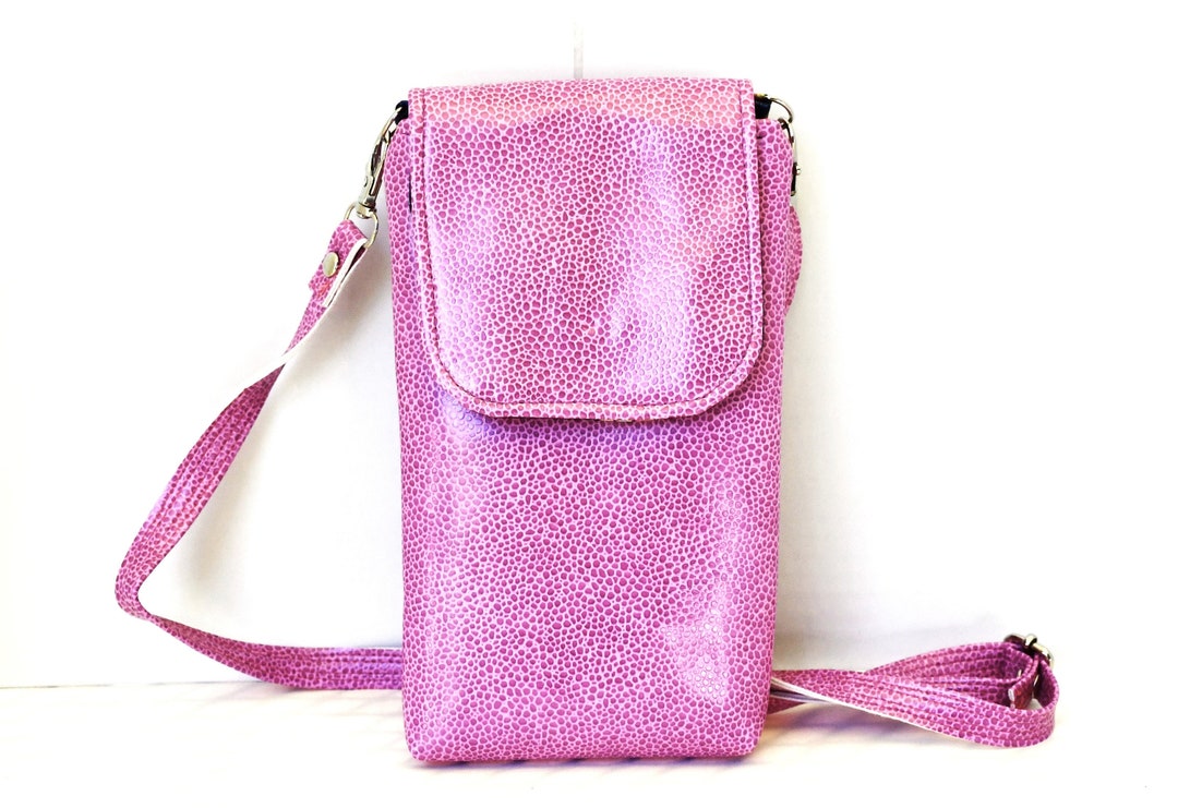 Avery Leather Crossbody in Pale Pink main image 0