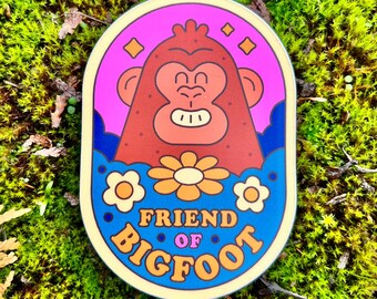 Friend Of Bigfoot PNW Sticker