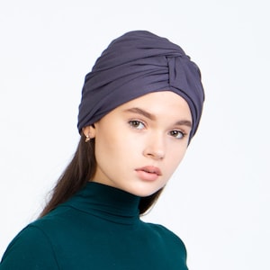 Turban head wrap for women fits in all seasons image 1