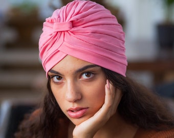 Turban femme, chapeau turban en coton, turban mode, turban pour cheveux, écharpe pour cheveux